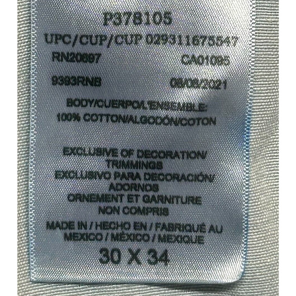 Dickies Jeans Mens 30X34 Blue Measures 30X33 Straight Leg Dark Wash - Picture 7 of 9